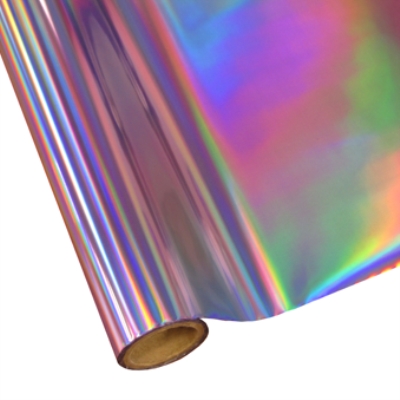 Metallic Hot Stamping holographic Foil - for textiles